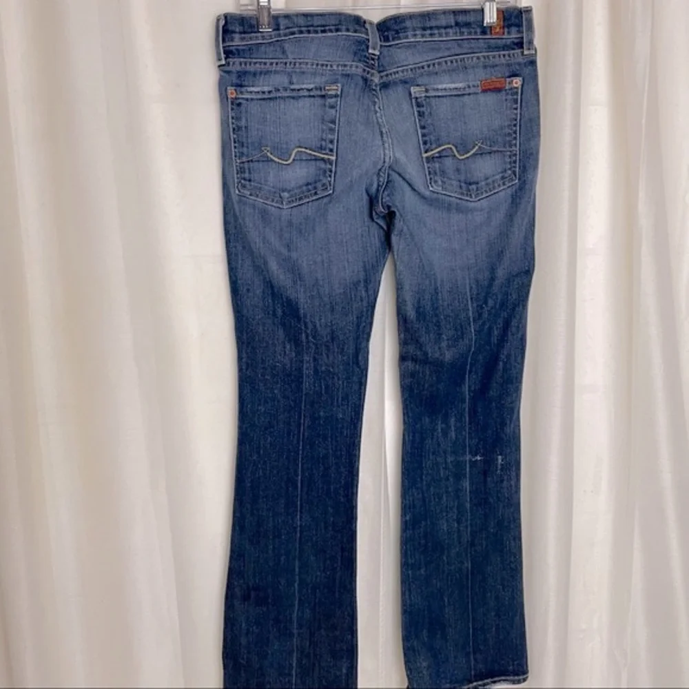 7 for All Mankind distressed bootcut jeans - Picture 7 of 16